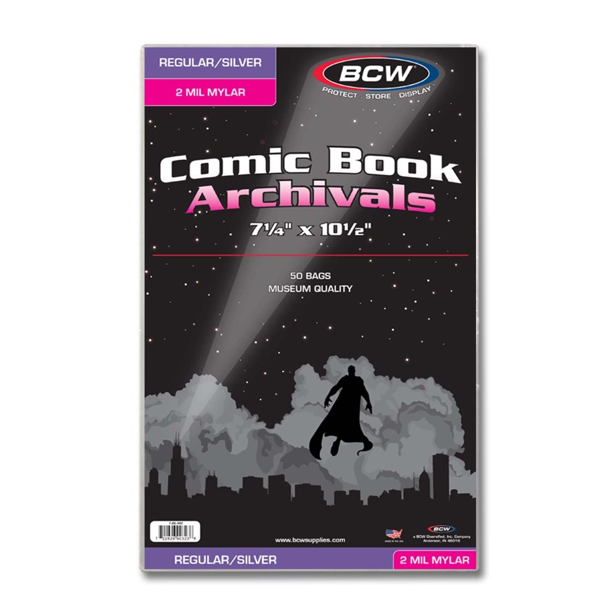 Silver/Regular Comic Mylar Archivals - 2 MIL