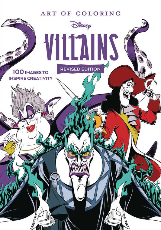 Art Of Coloring Disney Villains Softcover