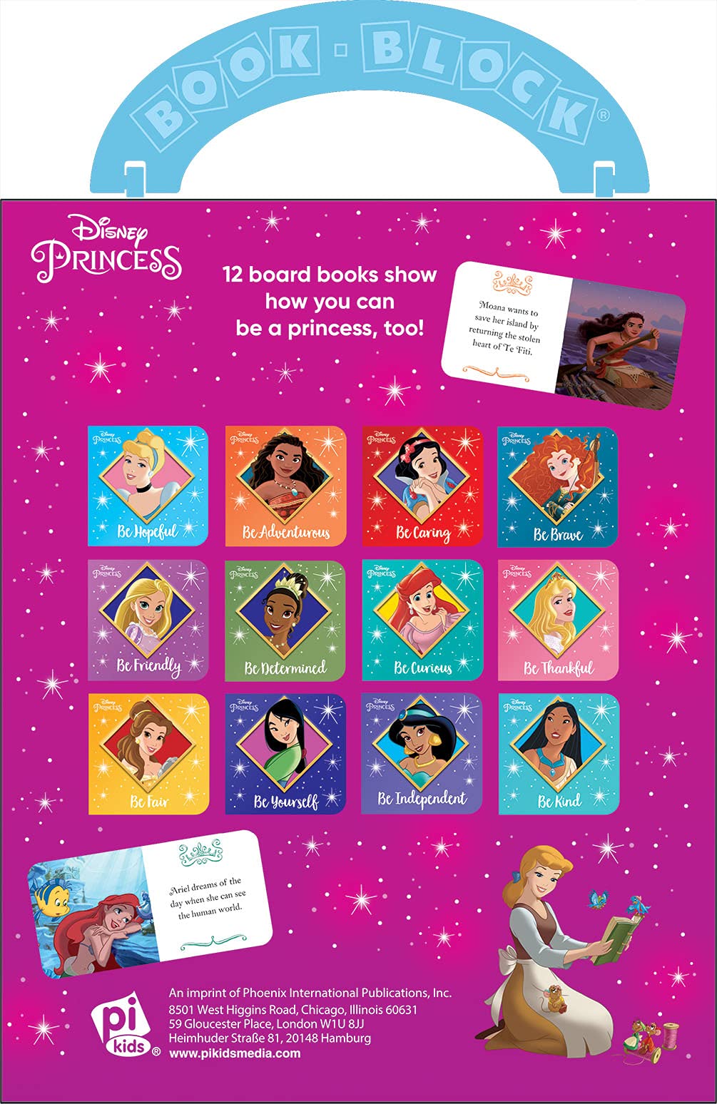 Disney Princess - I Can Be Princess My First Library Board Book Block 12-Book Set
