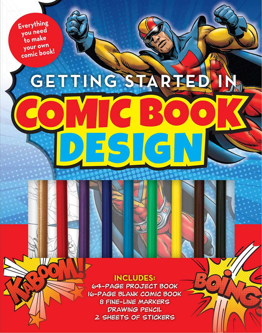 Getting Started in Comic Book Design Paperback – Sticker Book