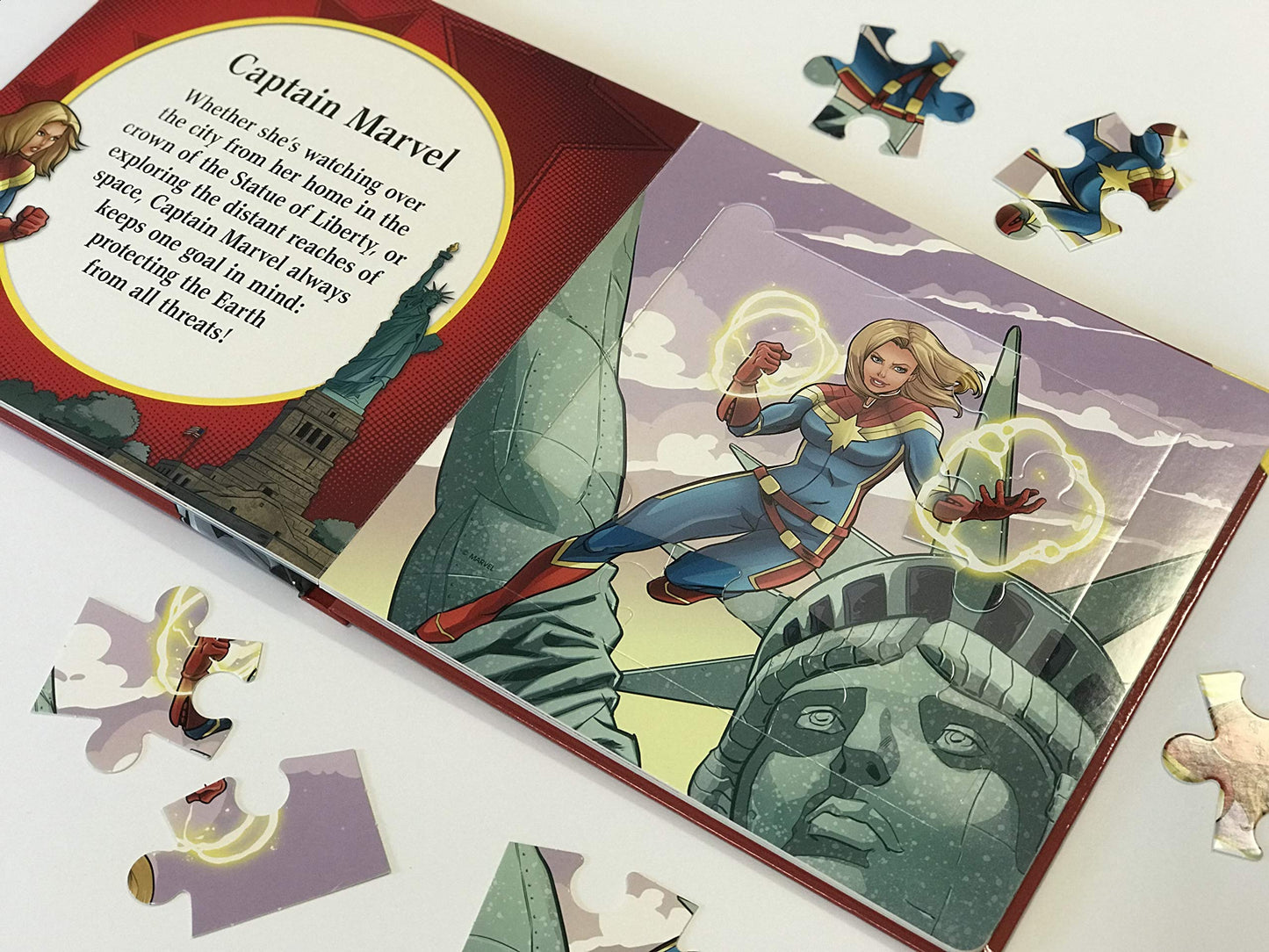 Marvel Captain Marvel My First Puzzle Book Board book