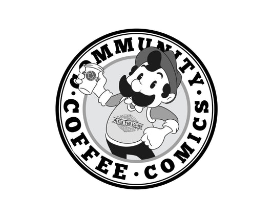 Community Coffee Comic Sticker