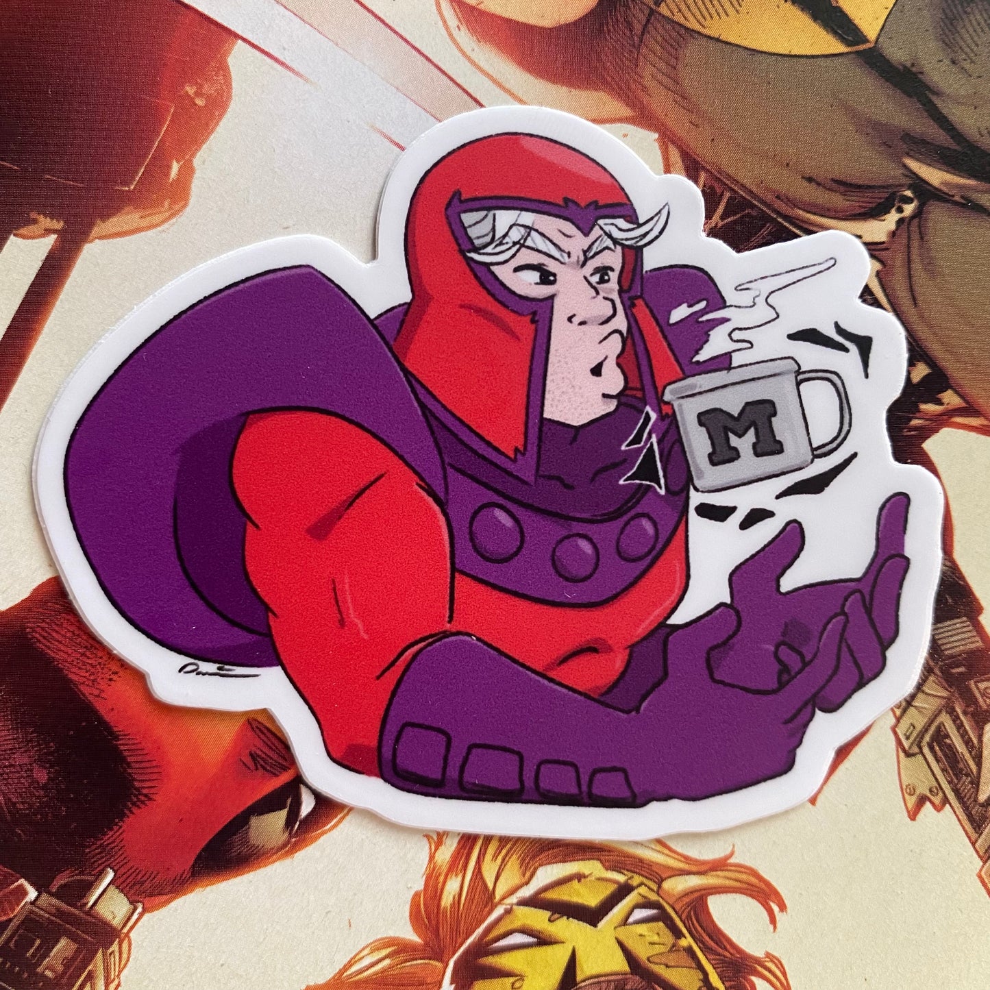 Magneto’s Morning Brew Sticker