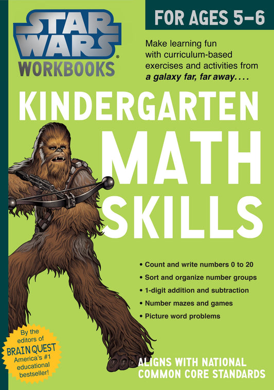 Star Wars Workbook: Kindergarten Math Skills (Star Wars Workbooks) Paperback